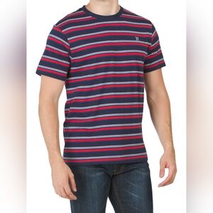 Hurley Men's Striped Navy T-Shirt Size M US